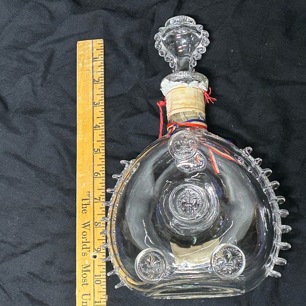 Empty Vintage Baccarat Crystal Remy Martin Louis XIII Cognac Decanter - Picture 13 of 14